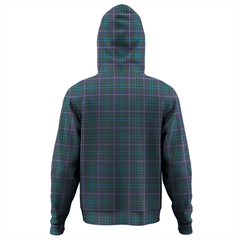 Clan Douglas Modern Tartan Hoodie Crest QCAAAPX7-1 Douglas Modern Tartan Hoodies   