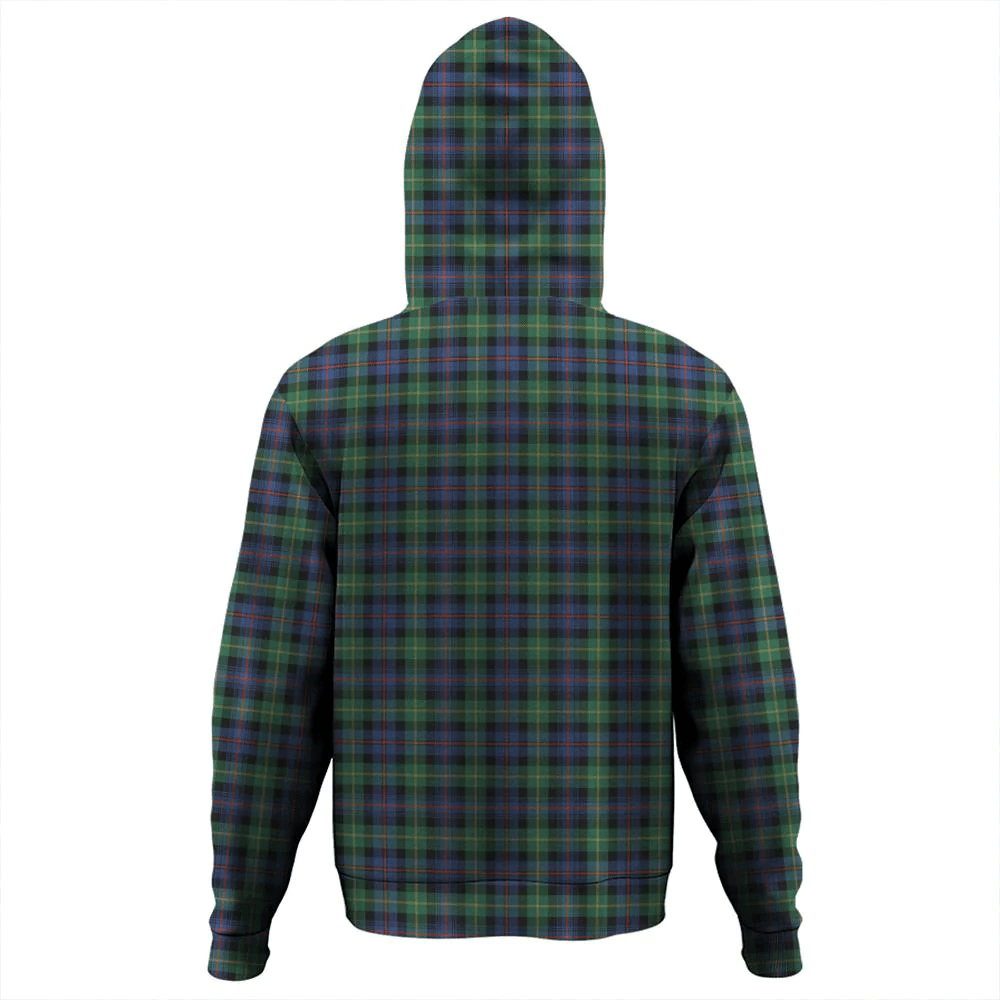 Clan Farquharson Ancient Tartan Hoodie Crest 67SMQ72D-1 Farquharson Ancient Tartan Hoodies   