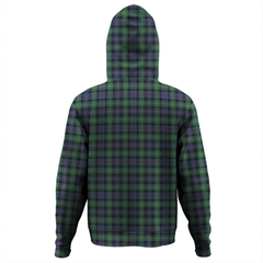 Clan Farquharson Ancient Tartan Hoodie Crest 67SMQ72D-1 Farquharson Ancient Tartan Hoodies   