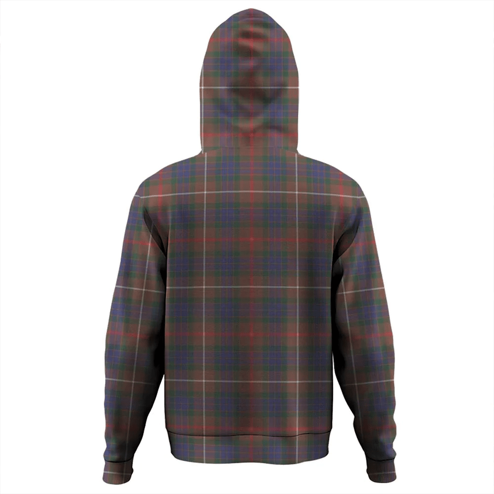 Clan Fraser Hunting Modern Tartan Hoodie Crest HD2H6AAN-1 Fraser Hunting Modern Tartan Hoodies   