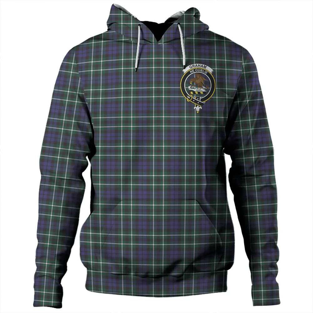 Clan Graham of Montrose Modern Tartan Hoodie Crest 51EVI2HD-1 Graham of Montrose Modern Tartan Hoodies   