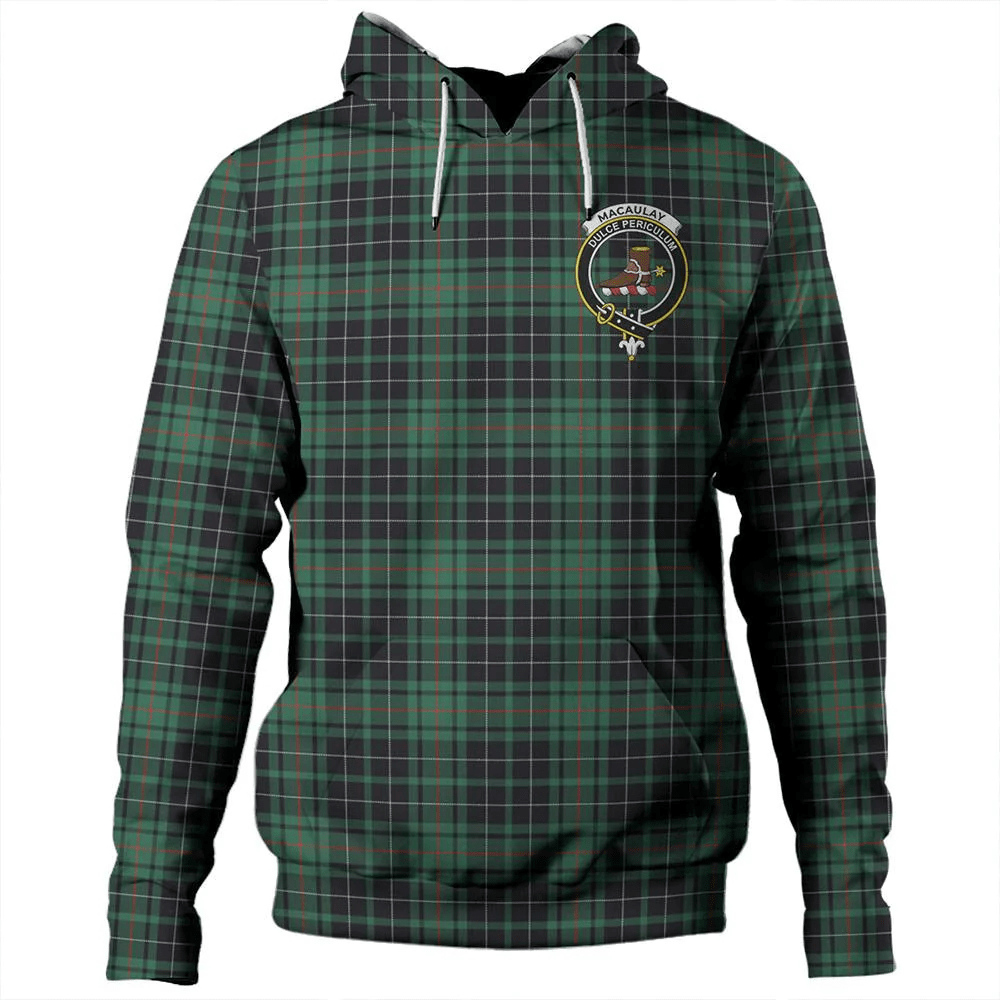 Clan MacAulay Hunting Ancient Tartan Hoodie Crest XSXC4SUO-1 MacAulay Hunting Ancient Tartan Hoodies   