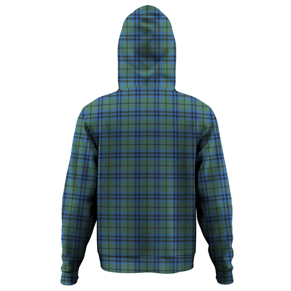 Clan Falconer Tartan Hoodie Crest EVN8RMEF-1 Falconer Tartan Hoodies   