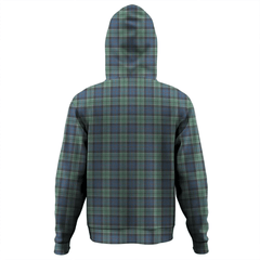 Clan Leslie Hunting Tartan Hoodie Crest EFKHPV5T-1 Leslie Hunting Tartan Hoodies   