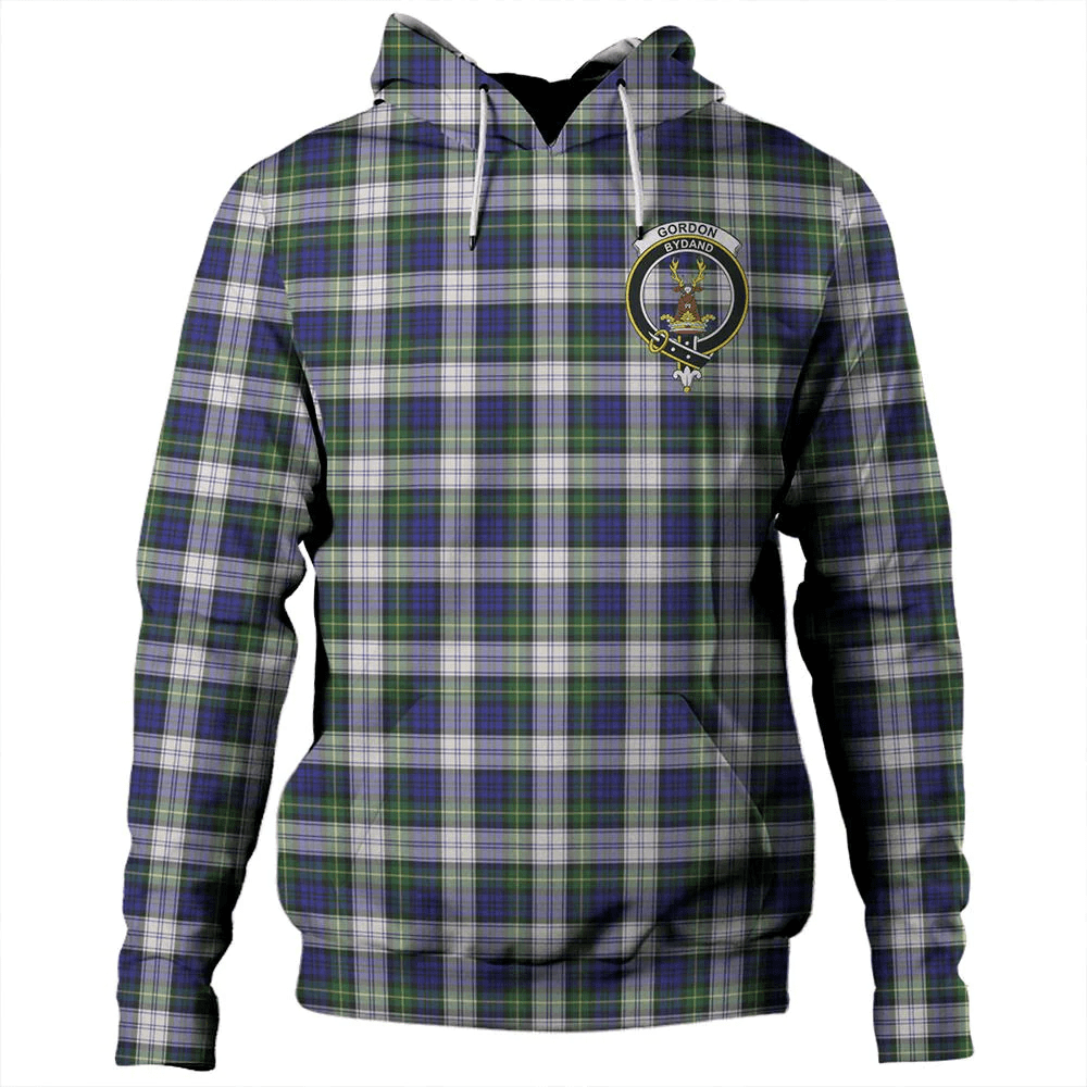 Clan Gordon Dress Modern Tartan Hoodie Crest MC5SSQGB-1 Gordon Dress Modern Tartan Hoodies   