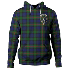 Clan Gunn Modern Tartan Hoodie Crest YPIDBUUK-1 Gunn Modern Tartan Hoodies   