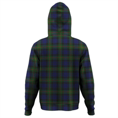 Clan Gunn Modern Tartan Hoodie Crest YPIDBUUK-1 Gunn Modern Tartan Hoodies   