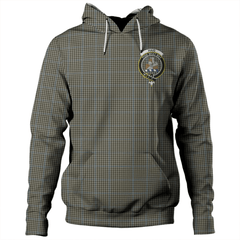 Clan Haig Check Tartan Hoodie Crest GPCNUPNO-1 Haig Check Tartan Hoodies   