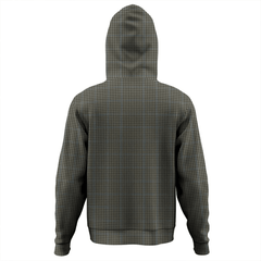 Clan Haig Check Tartan Hoodie Crest GPCNUPNO-1 Haig Check Tartan Hoodies   