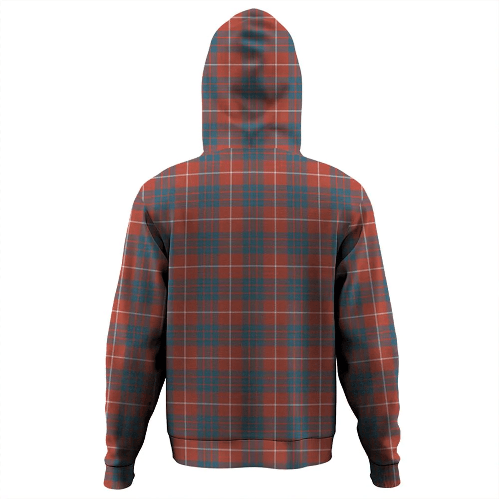 Clan Hamilton Ancient Tartan Hoodie Crest 9PLZ3NSP-1 Hamilton Ancient Tartan Hoodies   