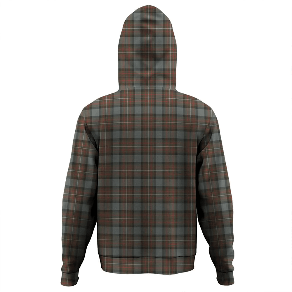 Clan Fergusson Weathered Tartan Hoodie Crest BU3KIOSN-1 Fergusson Weathered Tartan Hoodies   