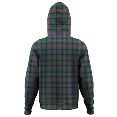 Clan Logan Ancient Tartan Hoodie Crest OASAS39M-1 Logan Ancient Tartan Hoodies   