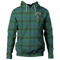 Clan Henderson Ancient Tartan Hoodie Crest UBRL21DP-1 Henderson Ancient Tartan Hoodies   