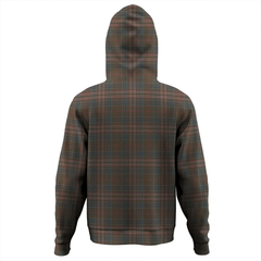 Clan Kennedy Weathered Tartan Hoodie Crest 2WOSVPZO-1 Kennedy Weathered Tartan Hoodies   