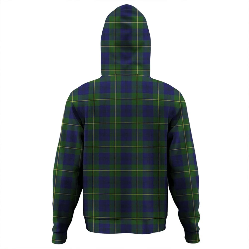 Clan Johnston Modern Tartan Hoodie Crest ZZ8SI4WI-1 Johnston Modern Tartan Hoodies   