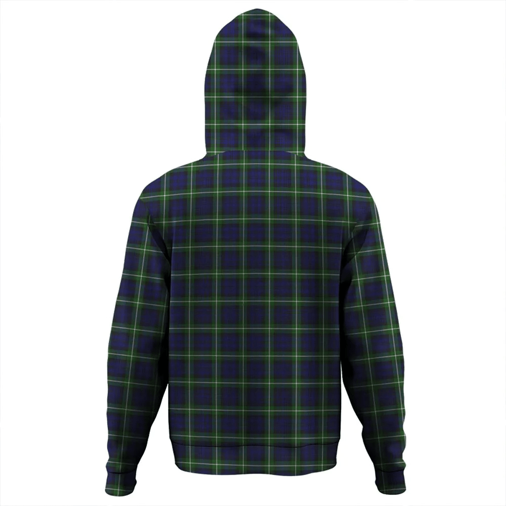 Clan Lamont Modern Tartan Hoodie Crest PLTLY4RK-1 Lamont Modern Tartan Hoodies   