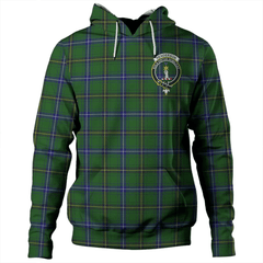 Clan Henderson Modern Tartan Hoodie Crest TP8XBWKS-1 Henderson Modern Tartan Hoodies   