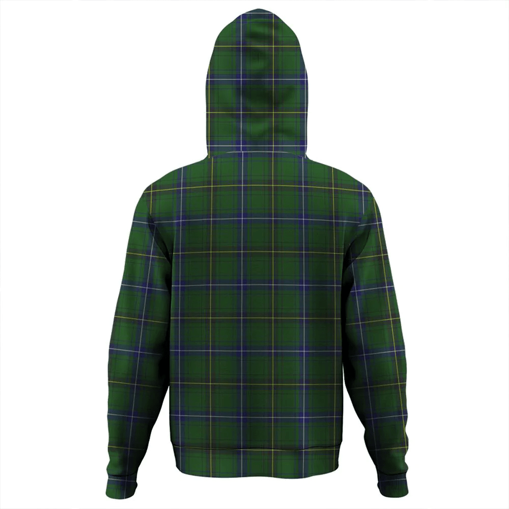 Clan Henderson Modern Tartan Hoodie Crest TP8XBWKS-1 Henderson Modern Tartan Hoodies   