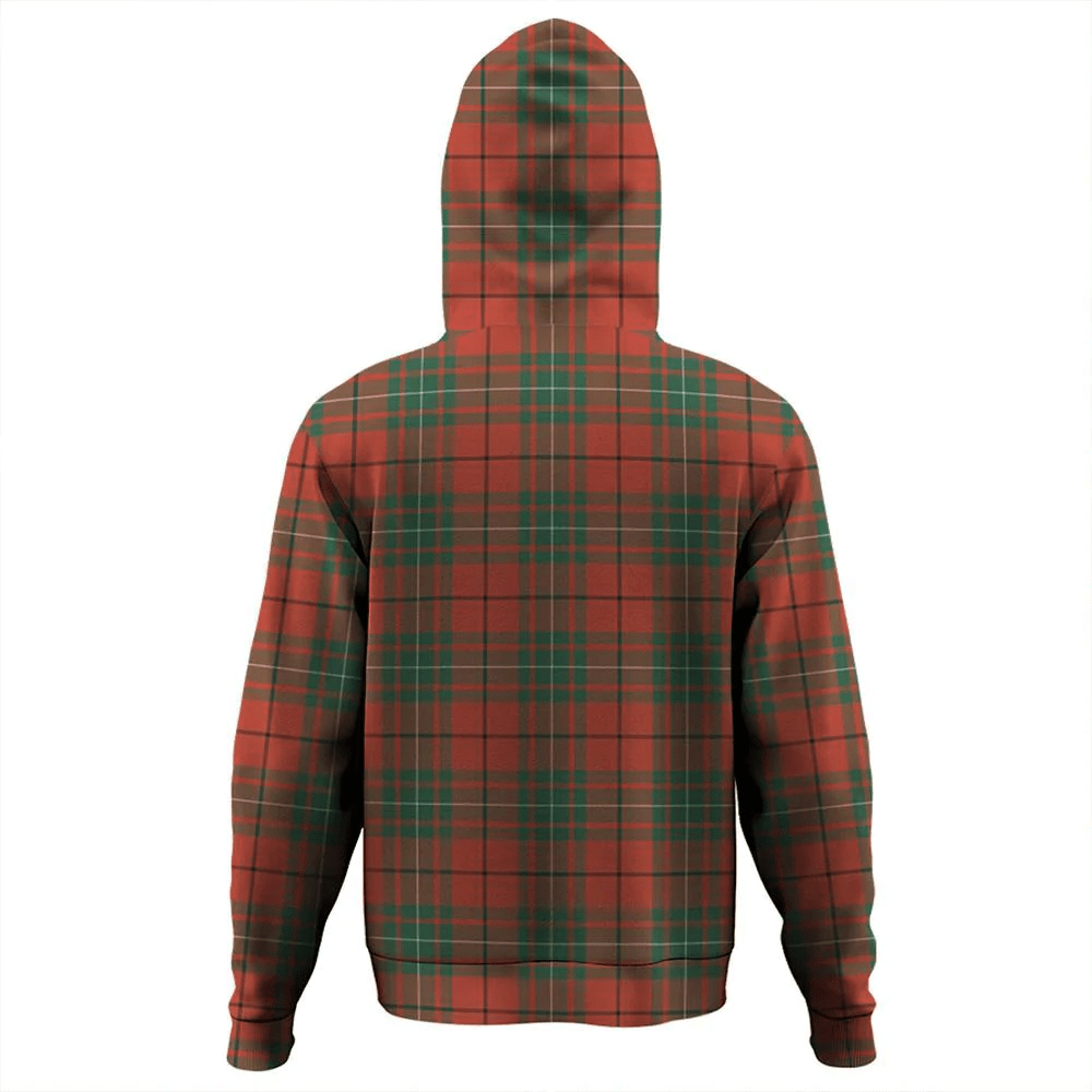 Clan MacAulay Ancient Tartan Hoodie Crest 2WUL9XCX-1 MacAulay Ancient Tartan Hoodies   