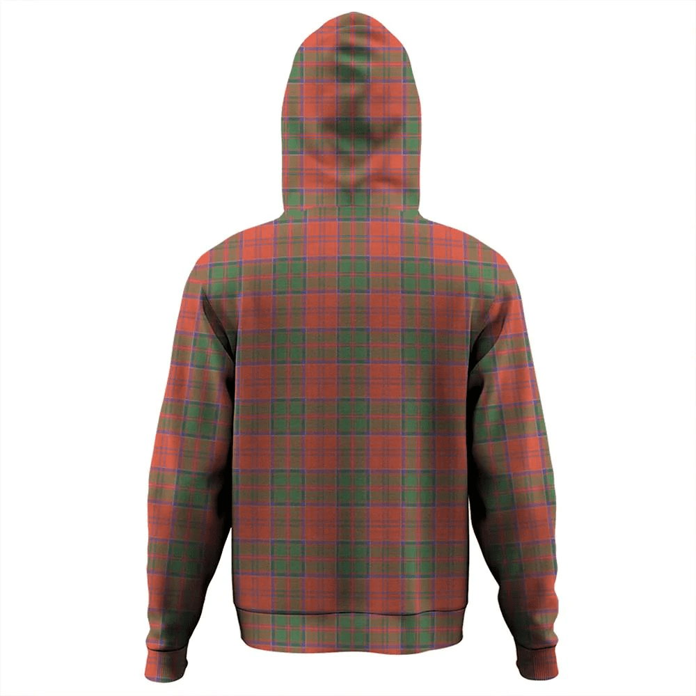 Clan Grant Ancient Tartan Hoodie Crest FJWWWJZJ-1 Grant Ancient Tartan Hoodies   