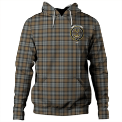 Clan Gordon Weathered Tartan Hoodie Crest EPPXIQQJ-1 Gordon Weathered Tartan Hoodies   