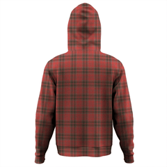 Clan Grant Weathered Tartan Hoodie Crest PUIFTC0P-1 Grant Weathered Tartan Hoodies   