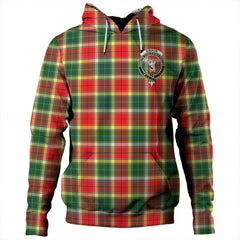 Clan Gibbs Tartan Hoodie Crest M25GDP0I-1 Gibbs Tartan Hoodies   