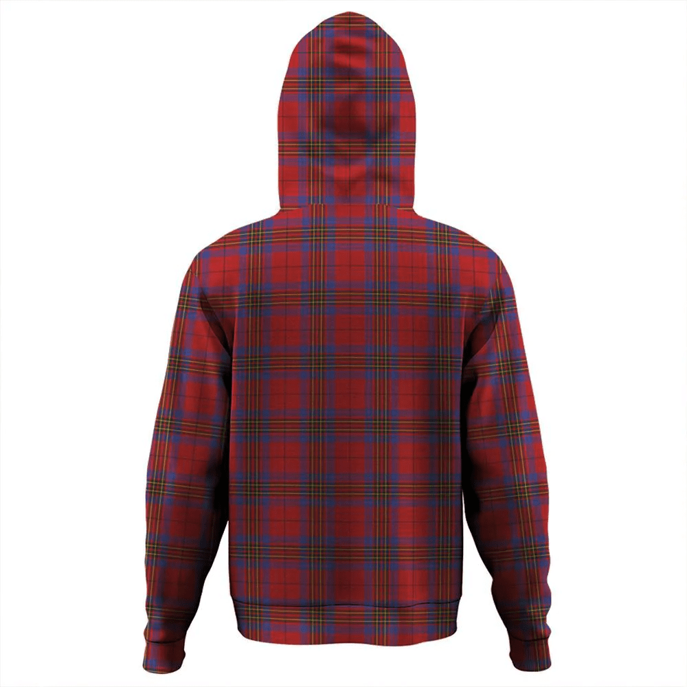 Clan Leslie Modern Tartan Hoodie Crest FU8VUK6A-1 Leslie Modern Tartan Hoodies   