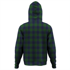 Clan Keith Modern Tartan Hoodie Crest 64B0V0NV-1 Keith Modern Tartan Hoodies   