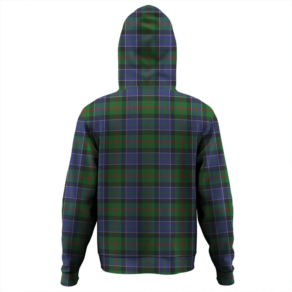 Clan Paterson Tartan Hoodie Crest UZNOMH23-1 Paterson Tartan Hoodies   