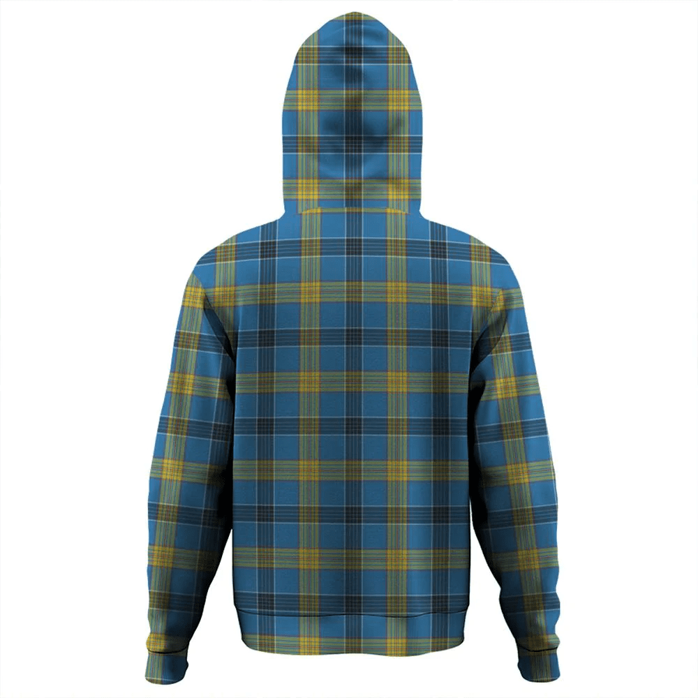 Clan Laing Tartan Hoodie Crest XIXSSRW3-1 Laing Tartan Hoodies   