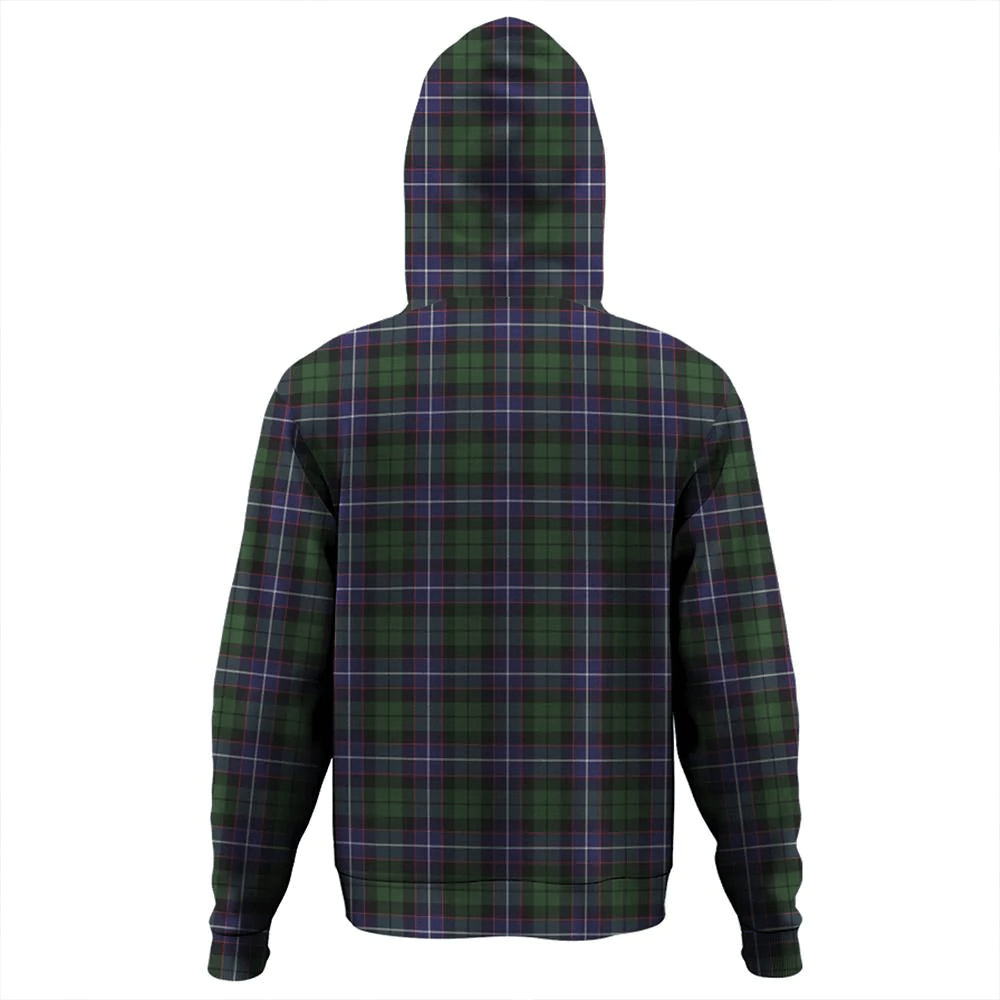 Clan Clan Galbraith Modern Tartan Hoodie Crest QDQQC624-1 Galbraith Modern Tartan Hoodies   