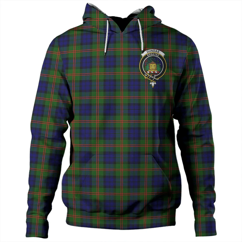 Clan Dundas Modern 02 Tartan Hoodie Crest QRORGAI0-1 Dundas Modern 02 Tartan Hoodies   