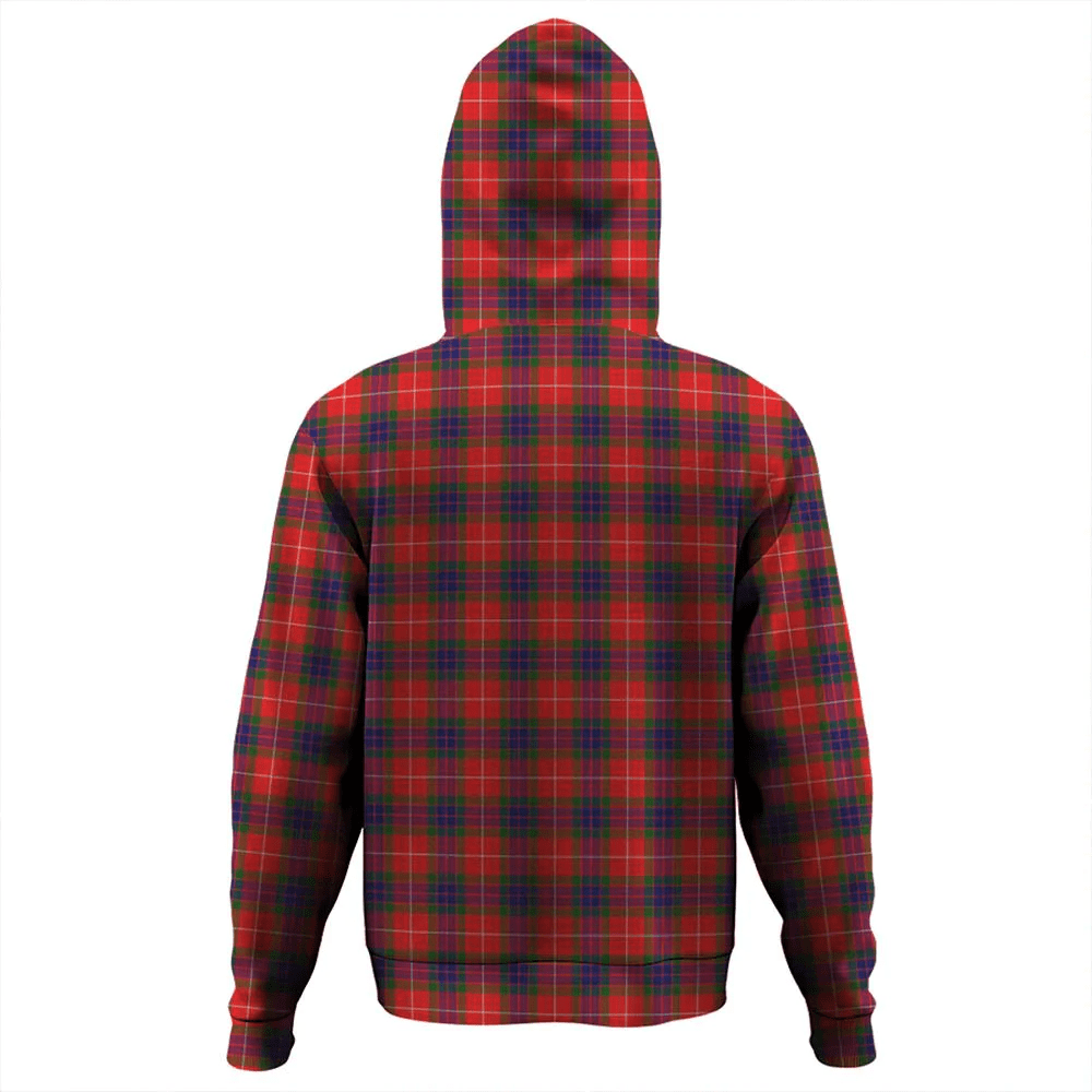 Clan Fraser Modern Tartan Hoodie Crest JAIADPYG-1 Fraser Modern Tartan Hoodies   