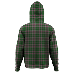 Clan Gray Tartan Hoodie Crest F7D2MKND-1 Gray Tartan Hoodies   