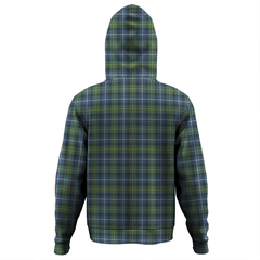 Clan MacNeill of Barra Ancient Tartan Hoodie Crest DLADDHRP-1 MacNeill of Barra Ancient Tartan Hoodies   