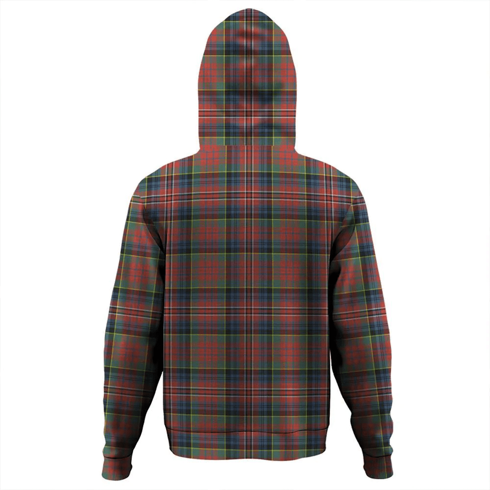 Clan MacPherson Ancient Tartan Hoodie Crest M8KL270Q-1 MacPherson Ancient Tartan Hoodies   