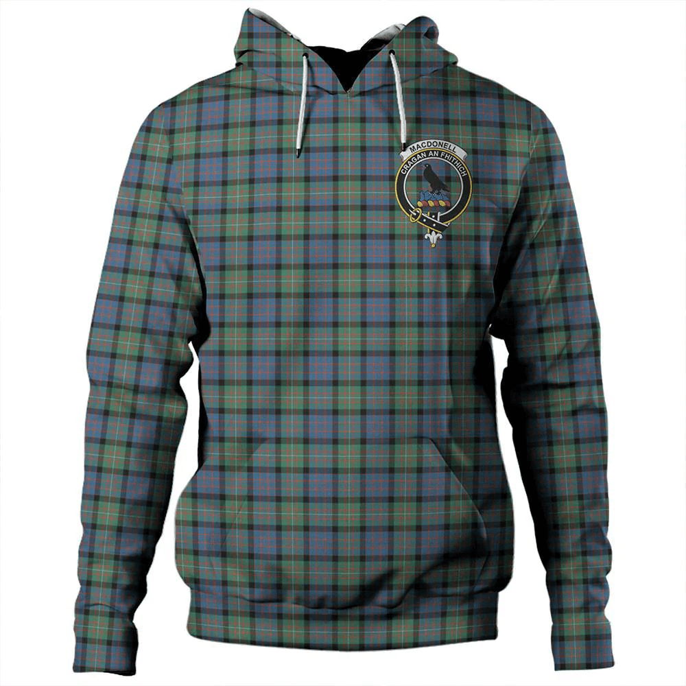 Clan MacDonnell of Glengarry Ancient Tartan Hoodie Crest OBKOWJD5-1 MacDonnell of Glengarry Ancient Tartan Hoodies   