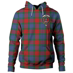 Clan Mar Tartan Hoodie Crest KW3ILMDN-1 Mar Tartan Hoodies   