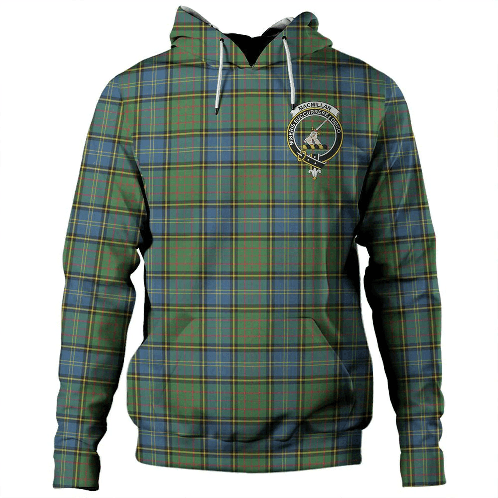 Clan MacMillan Hunting Ancient Tartan Hoodie Crest UDKRKXYT-1 MacMillan Hunting Ancient Tartan Hoodies   