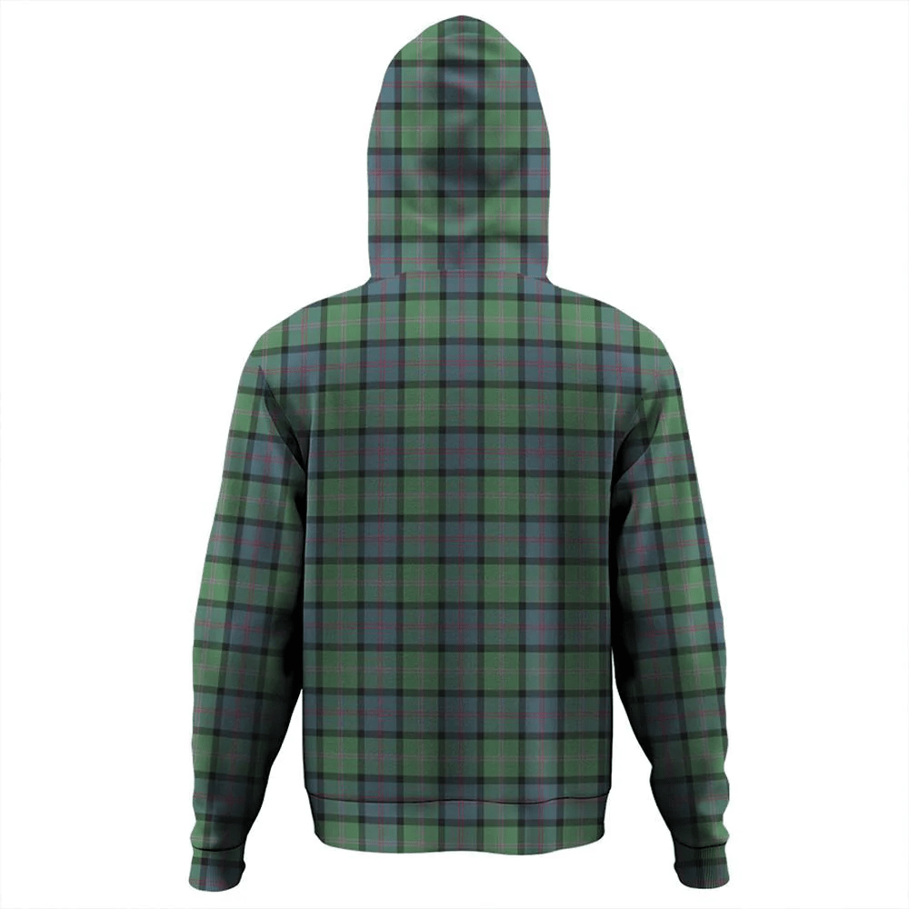 Clan MacThomas Ancient Tartan Hoodie Crest GJGXM13E-1 MacThomas Ancient Tartan Hoodies   