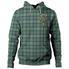 Clan MacThomas Ancient Tartan Hoodie Crest GJGXM13E-1 MacThomas Ancient Tartan Hoodies   