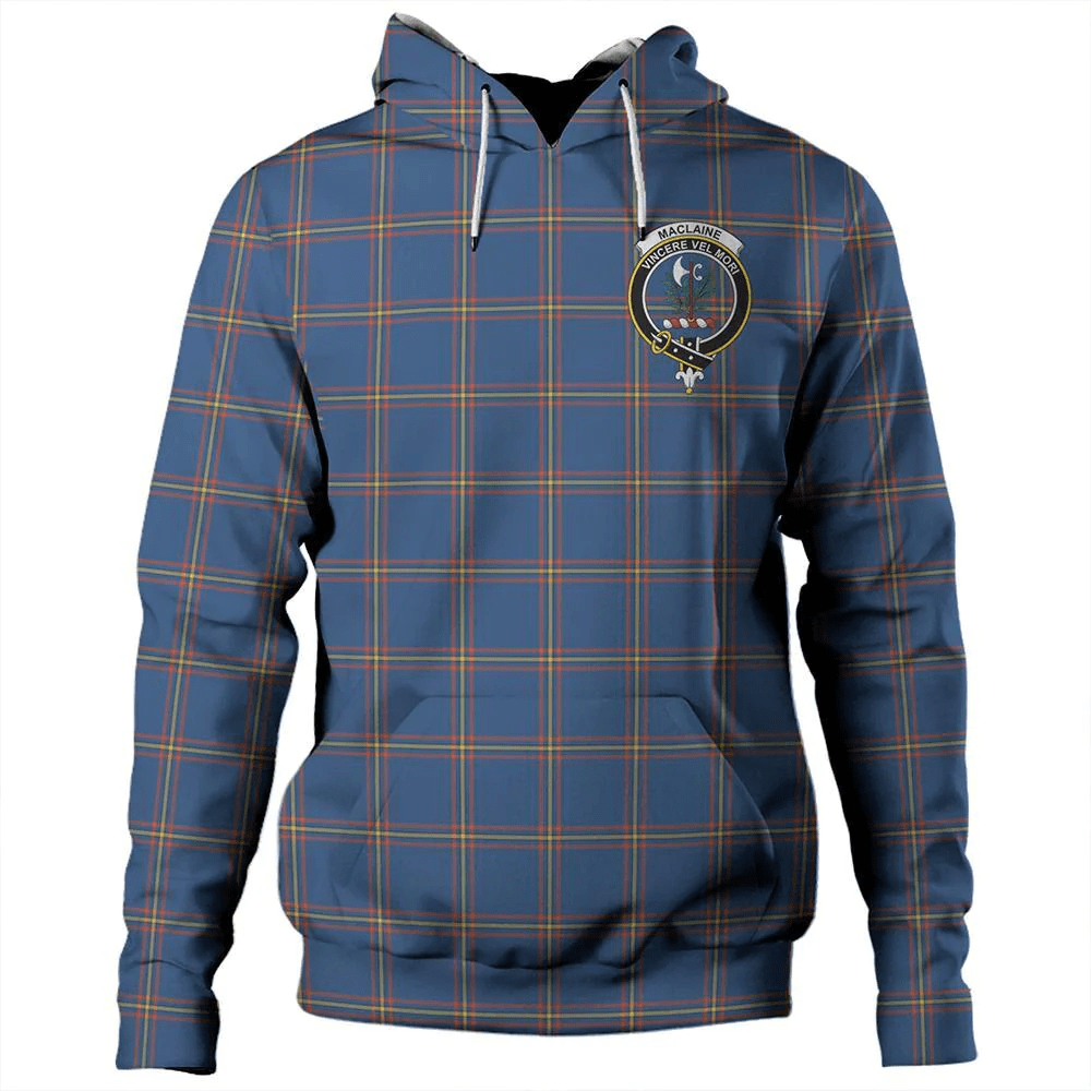 Clan MacLaine of Loch Buie Tartan Hoodie Crest 7THS9PRQ-1 MacLaine of Loch Buie Tartan Hoodies   