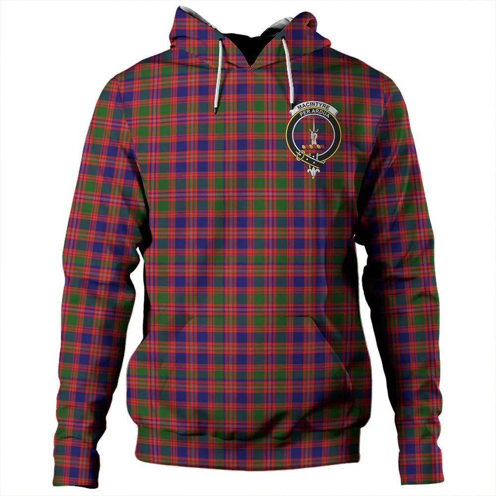 Clan MacIntyre Modern Tartan Hoodie Crest T5UFJLBP-1 MacIntyre Modern Tartan Hoodies   