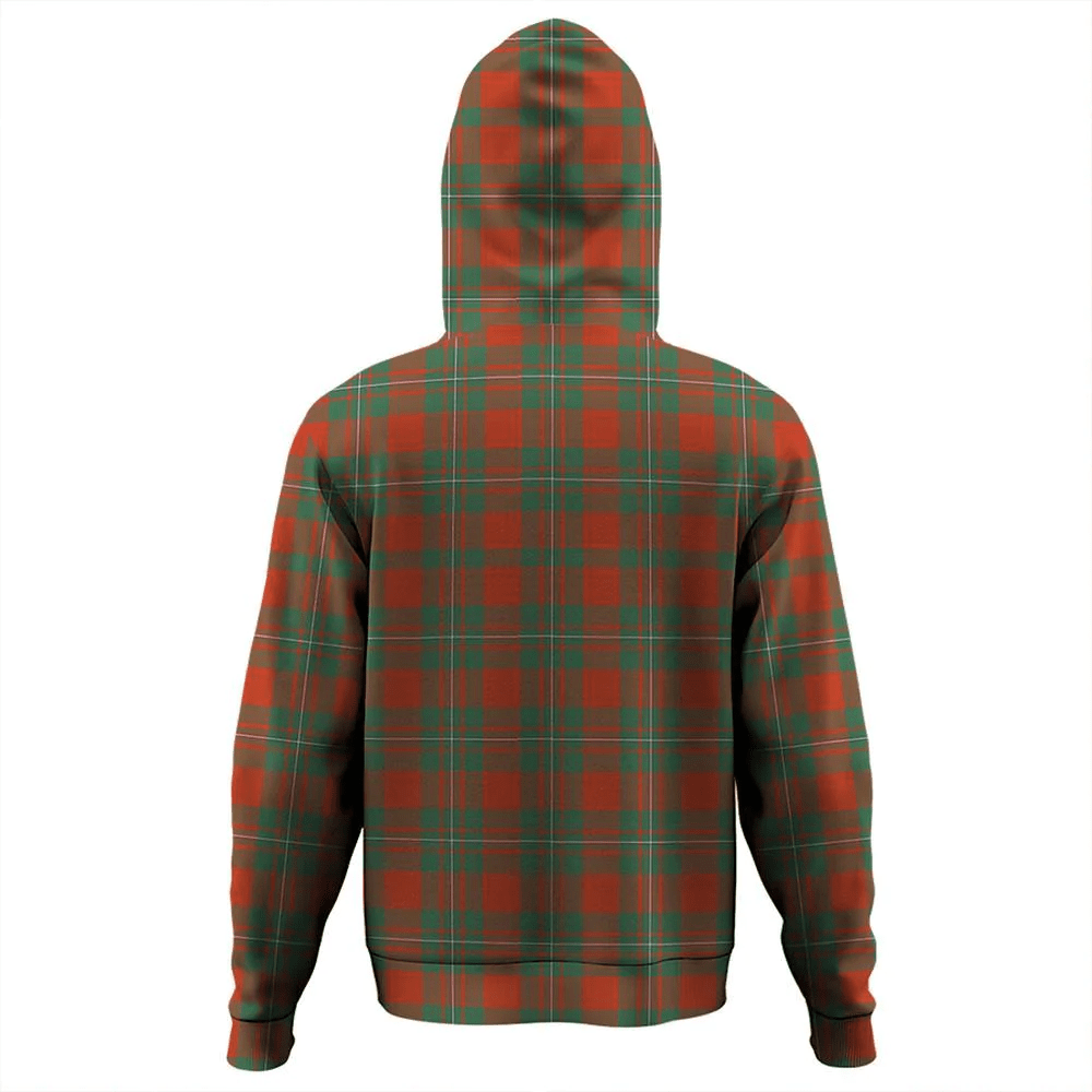 Clan MacGregor Ancient Tartan Hoodie Crest PBPGKGRF-1 MacGregor Ancient Tartan Hoodies   