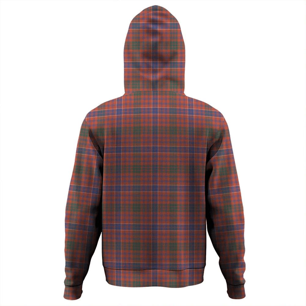 Clan MacRae Ancient Tartan Hoodie Crest QH4WUQ9P-1 MacRae Ancient Tartan Hoodies   