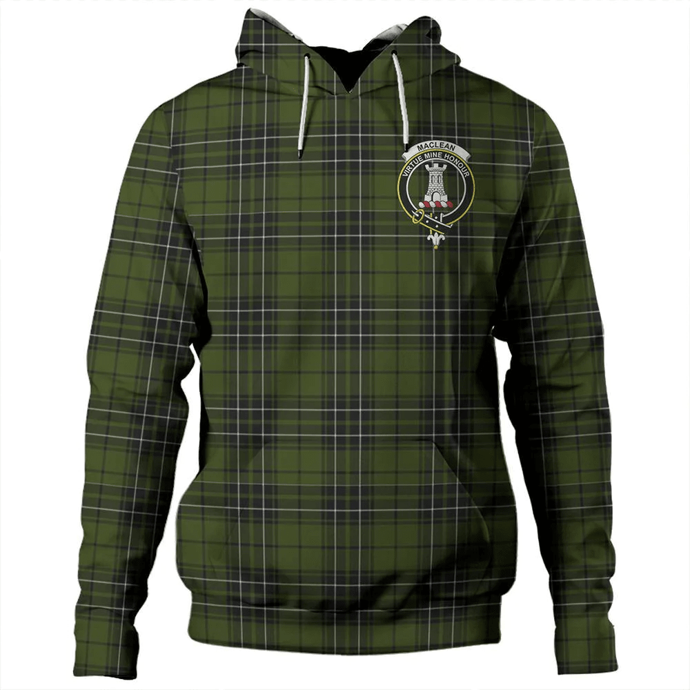 Clan MacLean Hunting Ancient Tartan Hoodie Crest X35UAUYL-1 MacLean Hunting Ancient Tartan Hoodies   