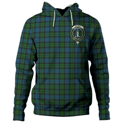 Clan MacKay Modern Tartan Hoodie Crest 7SB0UB1D-1 MacKay Modern Tartan Hoodies   