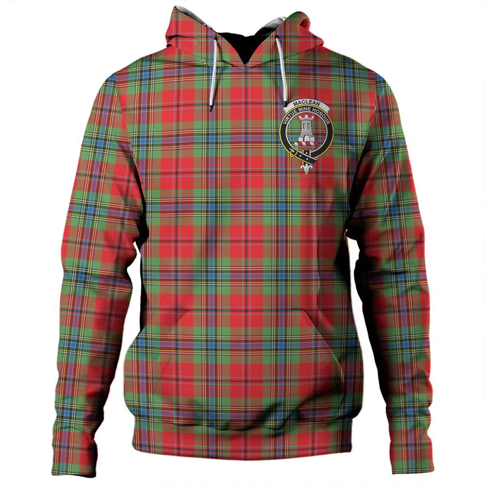 Clan MacLean of Duart Modern Tartan Hoodie Crest FYHIQFA2-1 MacLean of Duart Modern Tartan Hoodies   