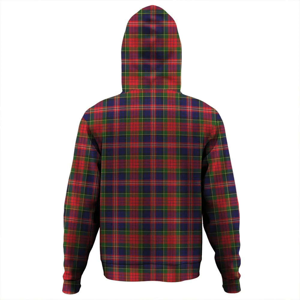 Clan MacPherson Modern Tartan Hoodie Crest M2AWOQAG-1 MacPherson Modern Tartan Hoodies   